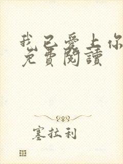 我已爱上你小说免费阅读封面