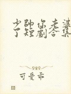 少帅你老婆又跑了短剧合集