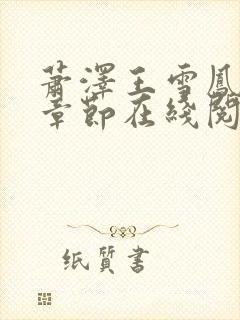 萧泽王雪凤全部章节在线阅读小说