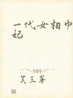 一代女相巾帼王妃封面