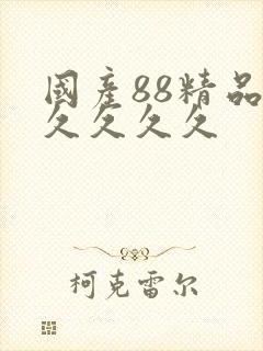 国产88精品久久久久久封面