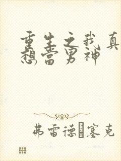 重生之我真的只想当男神