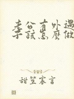 老公有外遇了妻子该怎么做封面