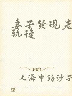 妻子发现老公出轨后