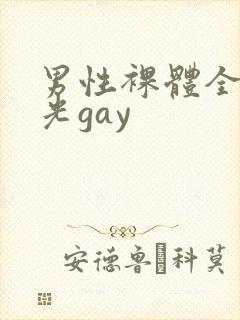男性裸体全身精光gay
