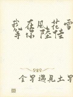 我在风花雪月里等你 陆佳