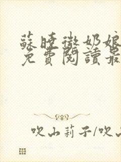 苏晓微奶娘全文免费阅读最新章节