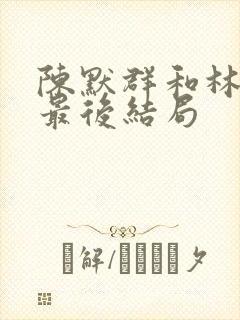 陈默群和林楠笙最后结局