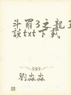 斗罗3之龙王传说txt下载