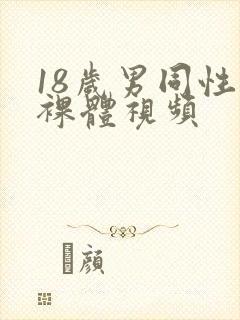 18岁男同性恋裸体视频