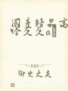 国产精品高潮呻吟久久aγ