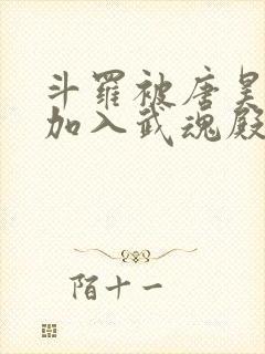 斗罗被唐昊抛弃加入武魂殿的小说