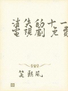 消失的十一层 电视剧 免费