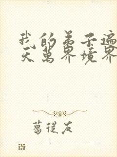 我的弟子遍布诸天万界境界划分