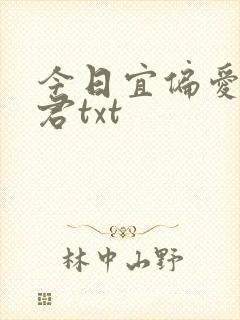 今日宜偏爱山谷君txt封面