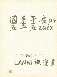 国产午夜av一区二区zaix封面