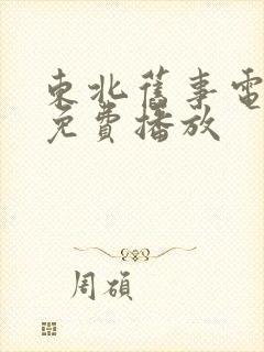 东北旧事电视剧免费播放