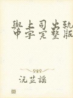 与上司出轨人妻中字完整版封面