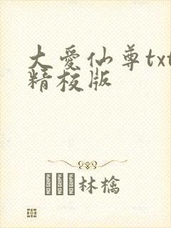 大爱仙尊txt精校版