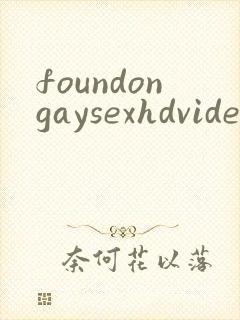 foundongaysexhdvideosfreegay封面