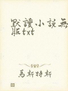 默读小说无删减版txt