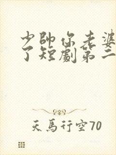 少帅你老婆又跑了短剧第二季封面