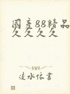 国产88精品久久久久久