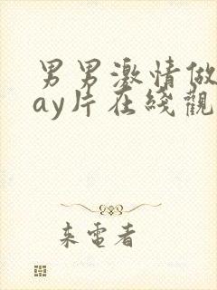 男男激情做爰gay片在线观看