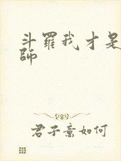 斗罗我才是真大师