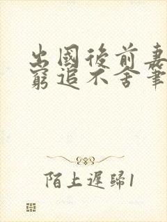 出国后前妻对我穷追不舍笔趣阁封面