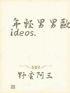 年轻男男欧美videos.