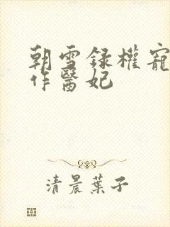 朝雪录权宠之仵作医妃