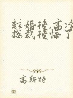 离婚后,高冷女总裁后悔了