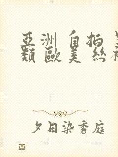 亚洲 自拍 另类 欧美 丝袜