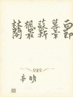 林枫苏慕白笔趣阁最新章节