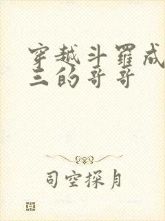 穿越斗罗成了唐三的哥哥封面