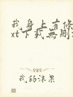 我身上有条龙txt下载无删减