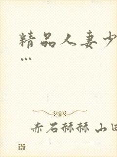 精品人妻少妇嫩…封面