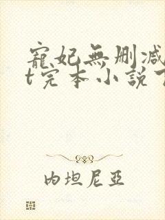 宠妃无删减txt完本小说下载封面