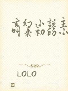 玄幻小说主人公叫秦初的小说