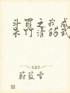 斗罗之我成为了朱竹清的武魂小说