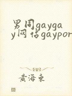 男同gaygay网站gayporn封面