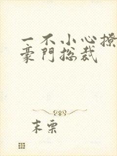 一不小心撩了个豪门总裁