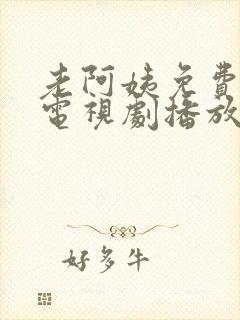 老阿姨免费高清电视剧播放封面