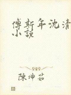 傅斯年沈清欢的小说