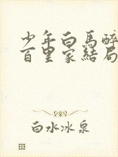 少年白马醉春风百里家结局