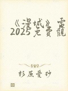 《漫城》电视剧2025免费观看