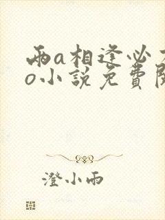 两a相逢必有一o小说免费阅读全文