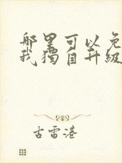 哪里可以免费看我独自升级