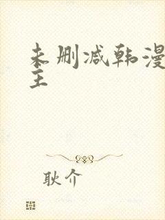 未删减韩漫双男主封面